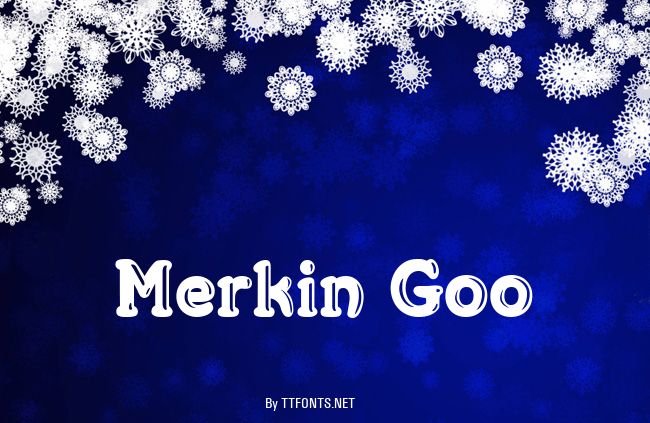 Merkin Goo example